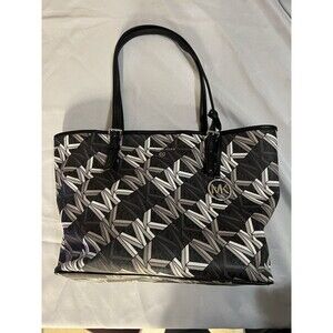 Michael Kors Jet Set Charm Medium Graphic Logo Tote Bag